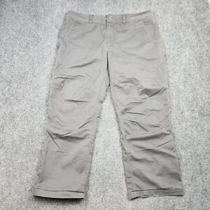 Sitka Gear Back Forty Pants Mens 38 Gray Chino Relaxed Fit Outdoor Hiking